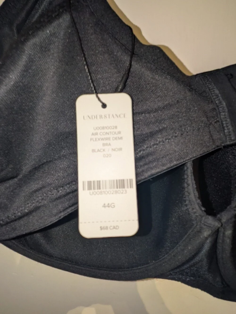 44G Air Conture Flexwire Bra. Comfortable Under Wire Black 44G
